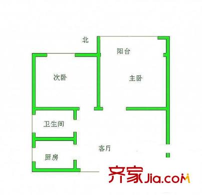 竹山雅居戶型圖戶型圖2室 2室2廳1衛(wèi)1廚