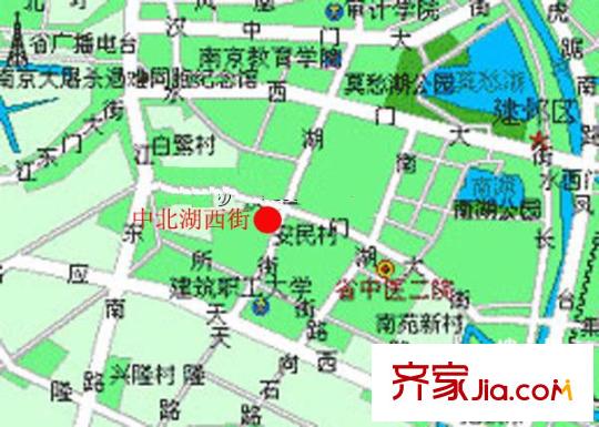 中北品閣交通圖
