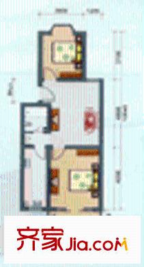 燕康園戶型圖 戶型圖 2室 2室2廳1衛(wèi)1廚
