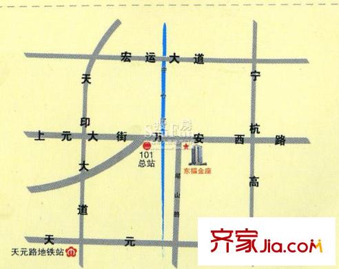 東福金座交通圖