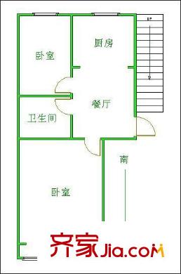 康福村戶型圖戶型圖 2室 