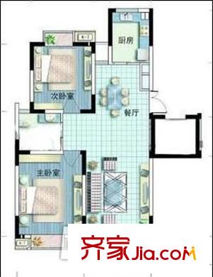 康福村戶型圖戶型圖 2室 
