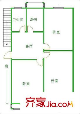 康福村戶型圖戶型圖 3室 