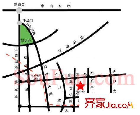 新亭蘭苑交通圖