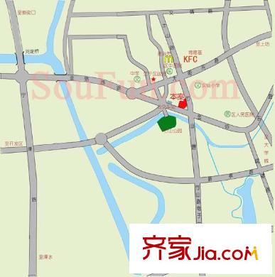 凱旋國際交通圖