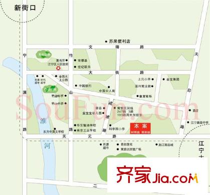 風(fēng)和日麗花園交通圖