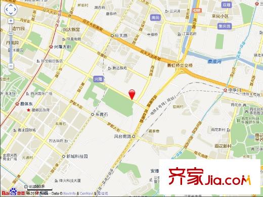 興隆紡織公寓交通圖