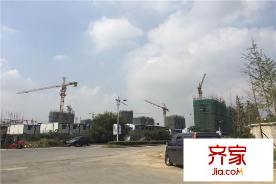 武夷名仕園建筑工地遠(yuǎn)景（2015-10-25）