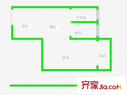 太平商貿(mào)中心戶型圖戶型圖 1室 1室2廳1衛(wèi)1廚