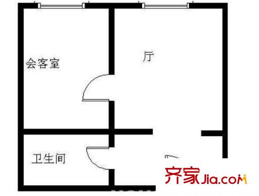 宋都奧體名座戶型圖戶型圖 1室 1室1廳1衛(wèi)1廚