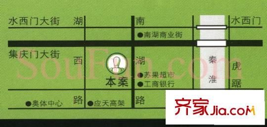 城開怡家交通圖