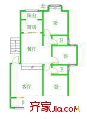 湖東音樂(lè)苑戶型圖戶型圖3室 3室2廳2衛(wèi)1廚