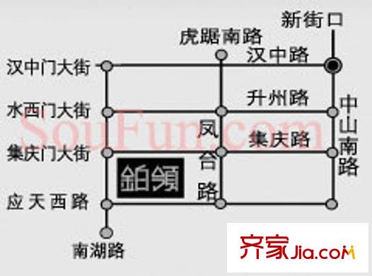 鉑領(lǐng)公寓小區(qū)交通圖