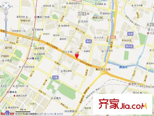 鉑領(lǐng)公寓小區(qū)交通圖