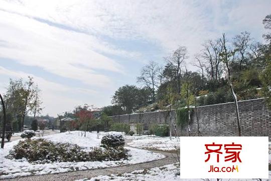 金基月亮灣外景圖月牙湖公園雪景