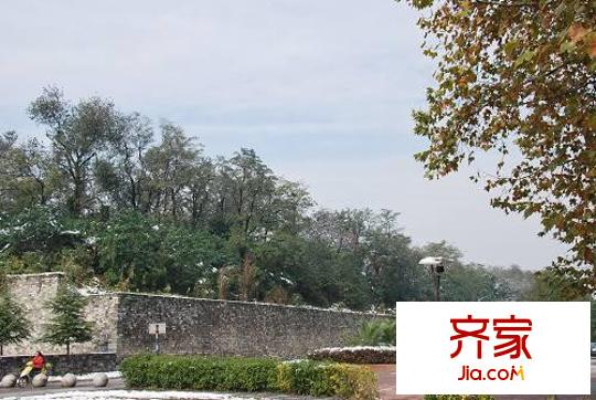 金基月亮灣外景圖月牙湖公園雪景