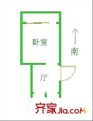 蓓蕾村戶型圖戶型圖 1室 1室1廳1衛(wèi)1廚