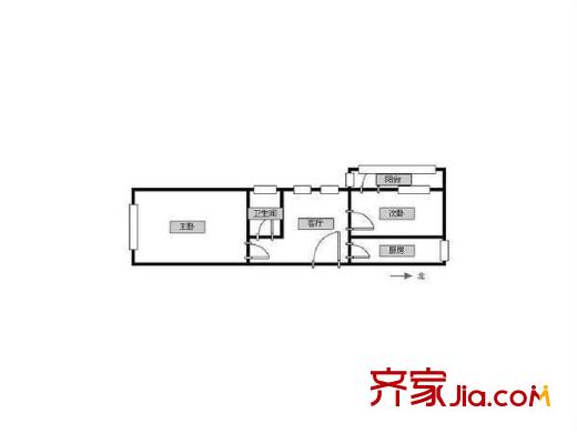 韓家苑戶型圖戶型圖2室 2室1廳1衛(wèi)