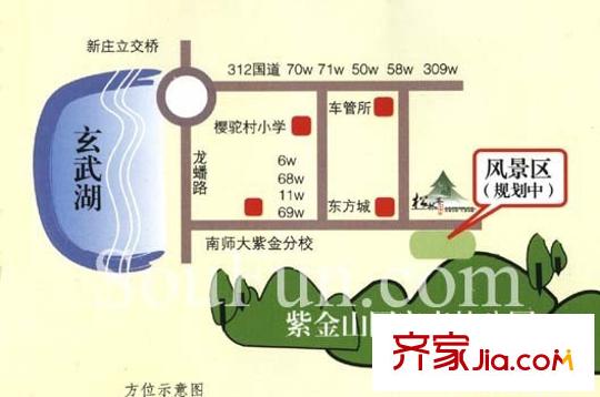 松林谷花園三期交通圖