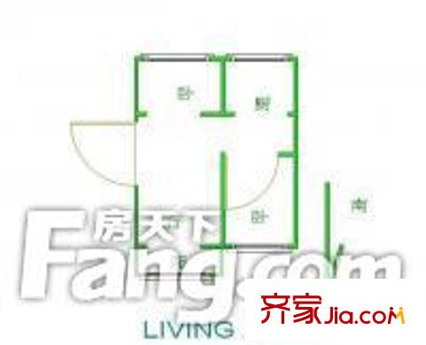 養(yǎng)龍山莊戶型圖戶型圖2室 2室2廳1衛(wèi)1廚