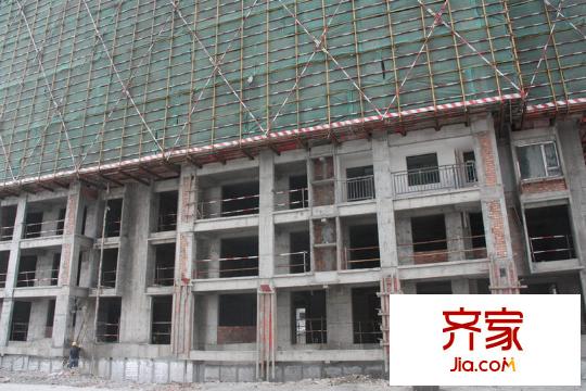 千花溪外景圖2號樓施工（2012.04）