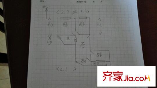 西柏果園戶型圖戶型圖 3室 3室1廳1衛(wèi)1廚