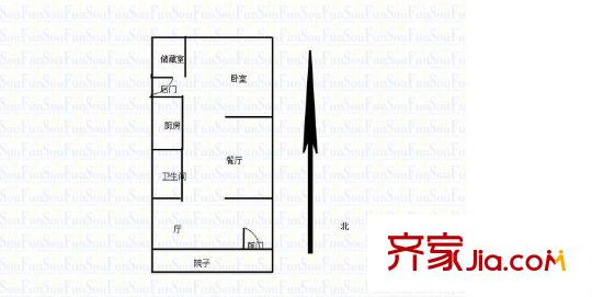 小紗帽巷小區(qū)戶型圖 戶型圖 1室 1室1廳1衛(wèi)