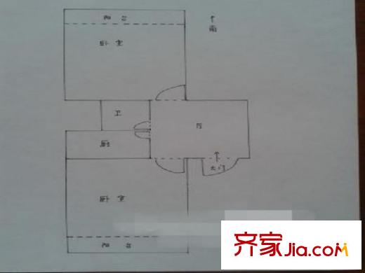 劍閣路小區(qū)戶型圖戶型圖 2室 2室1廳1衛(wèi)1廚