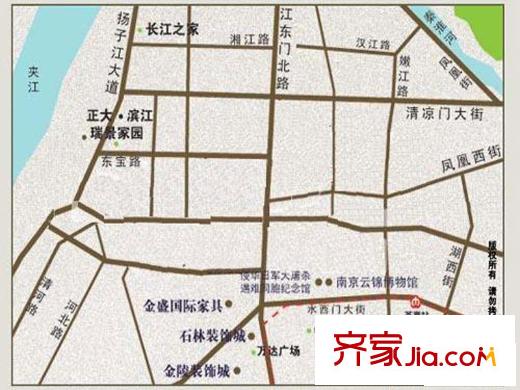 怡和佳苑交通圖