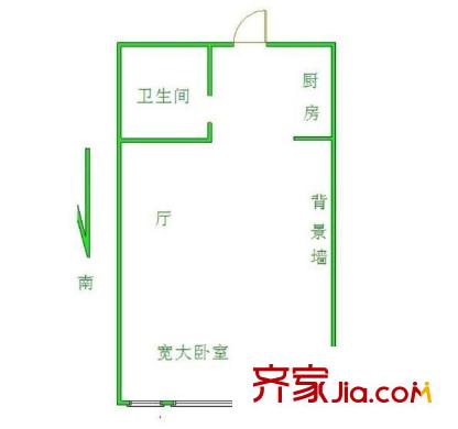 麗晶國際戶型圖戶型圖 1室 1室1廳1衛(wèi)1廚