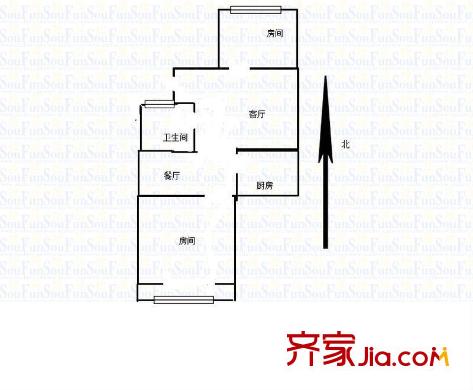 板倉街49號戶型圖戶型圖2室 2室2廳1衛(wèi)1廚
