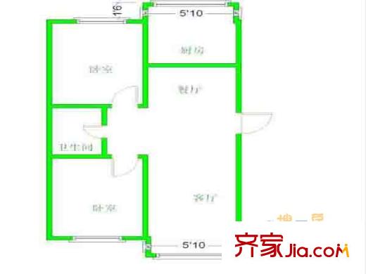西流灣小區(qū)戶(hù)型圖戶(hù)型圖 2室 2室1廳1衛(wèi)1廚