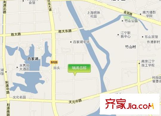 瑞鴻名邸交通圖