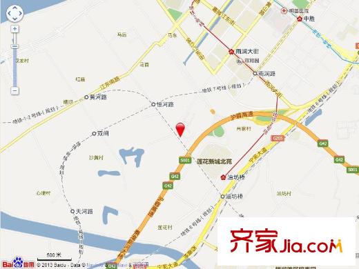 金穗花園交通圖