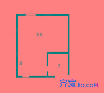 西祠胡同戶型圖戶型圖1室 1室