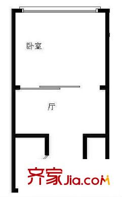 西祠胡同戶型圖戶型圖 1室 1室1衛(wèi)1廚