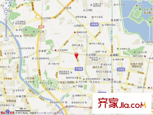 寧海路小區(qū)交通圖