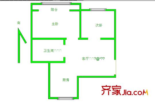 晚市小區(qū)戶(hù)型圖戶(hù)型圖 3室 3室1廳1衛(wèi)1廚