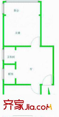 兆園戶型圖戶型圖 2室 2室1廳1衛(wèi)1廚