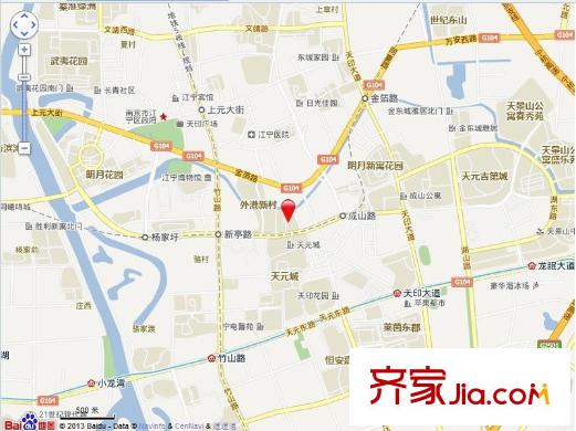 廣興花園交通圖