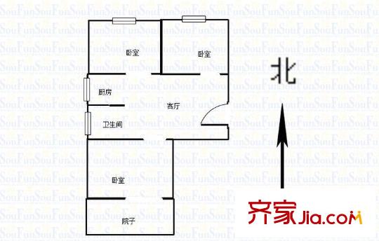 寧夏路住宅戶(hù)型圖戶(hù)型圖 3室 3室1廳1衛(wèi)1廚