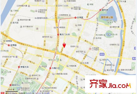 華潤悅府交通圖