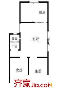 鳳鳴苑戶型圖戶型圖 2室 2室2廳1衛(wèi)1廚