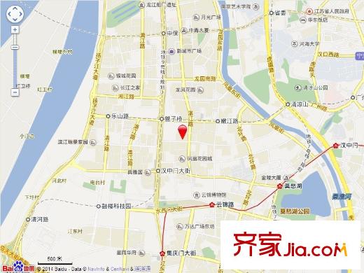 天啟花園交通圖