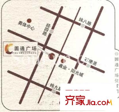 嘉業(yè)國(guó)際城交通圖