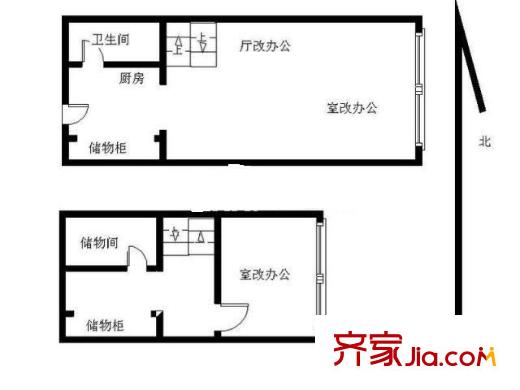 嘉業(yè)國際城戶型圖戶型圖2室 2室1廳1衛(wèi)1廚