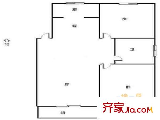 蘇寧華瑰園戶型圖戶型圖 2室 2室2廳1衛(wèi)1廚