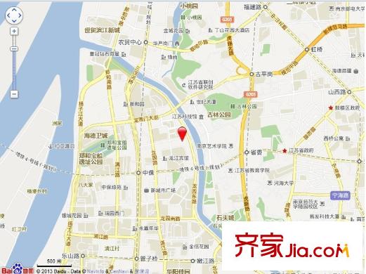 港龍園小區(qū)交通圖