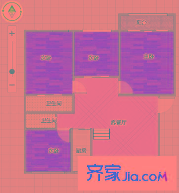 東寶嘉景苑戶型圖戶型圖 4室 4室2廳2衛(wèi)1廚