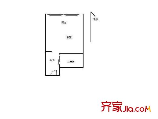 漢口路小區(qū)戶型圖 戶型圖 1室 1室1衛(wèi)1廚